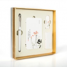 商務(wù)套裝（荷花雙動(dòng)力電源+時(shí)尚8GU+筆荷花雙動(dòng)力電源+時(shí)尚8GU+筆）